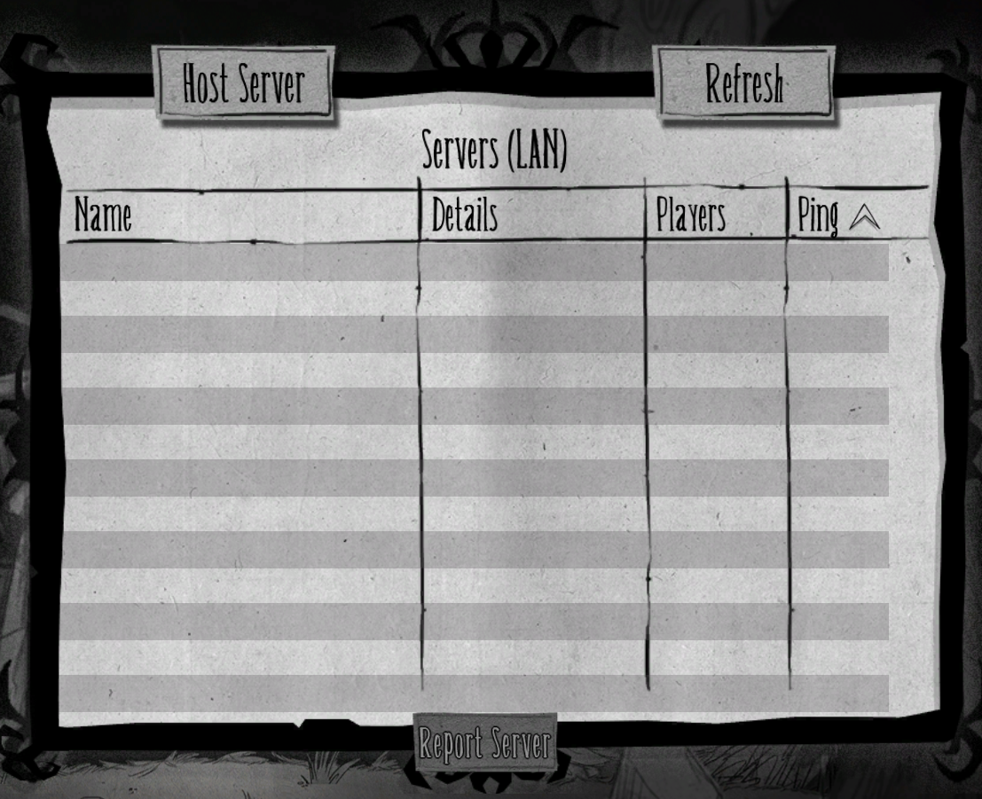 LAN servers not showing up [Don't Starve Together] General Discussion Klei Entertainment Forums