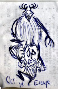inktober18 escape deerclops.png
