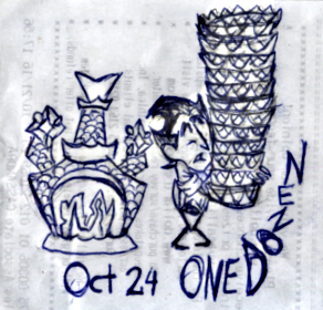 inktober 24 one dozen dragonscale pies.png