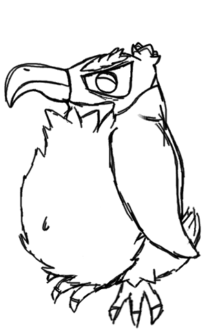 Fluffy Emperor Pengull Sketch.png
