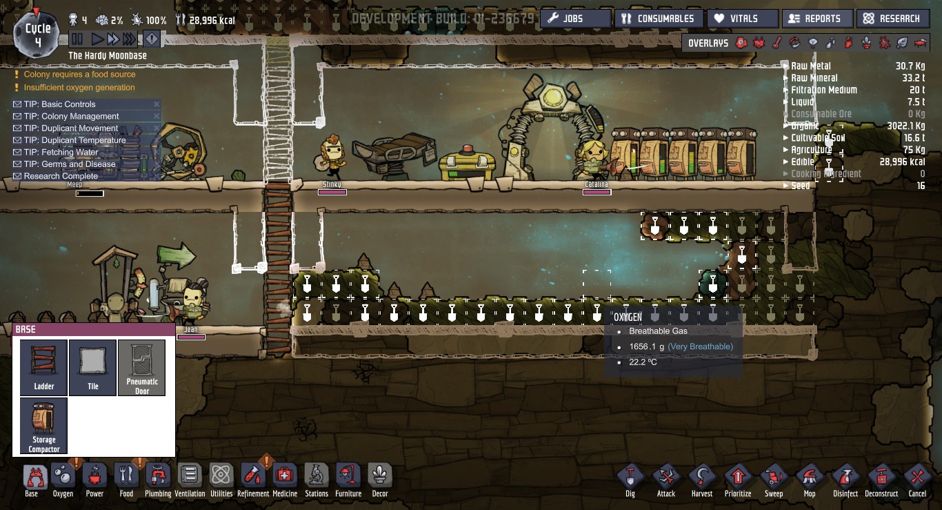 Dupes perform sweep job when marked to not do so Oxygen Not Included