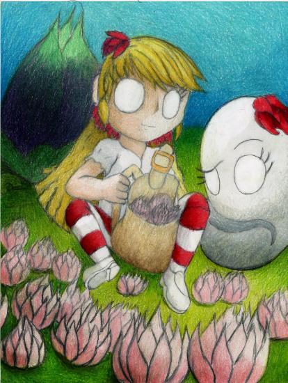 wendy and flower colored.jpg