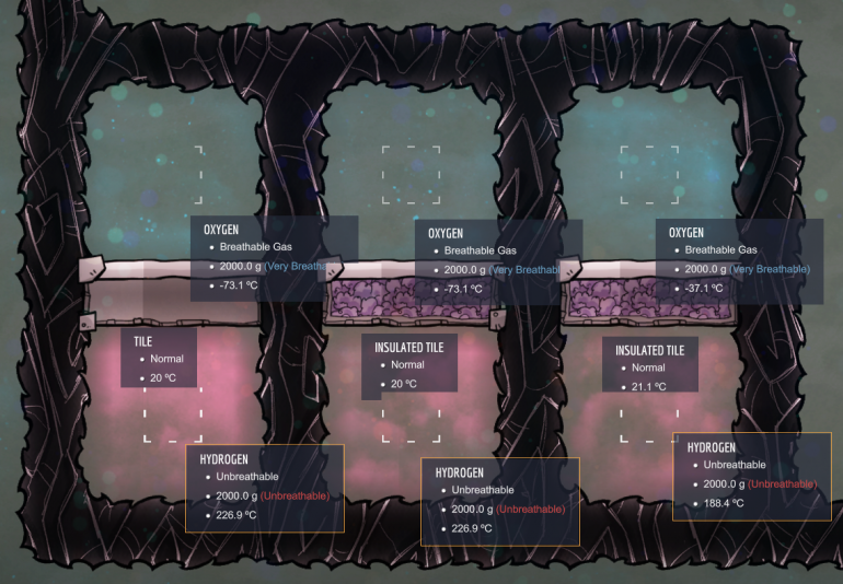 insulated tile vs non insulated tile [Oxygen Not Included] General