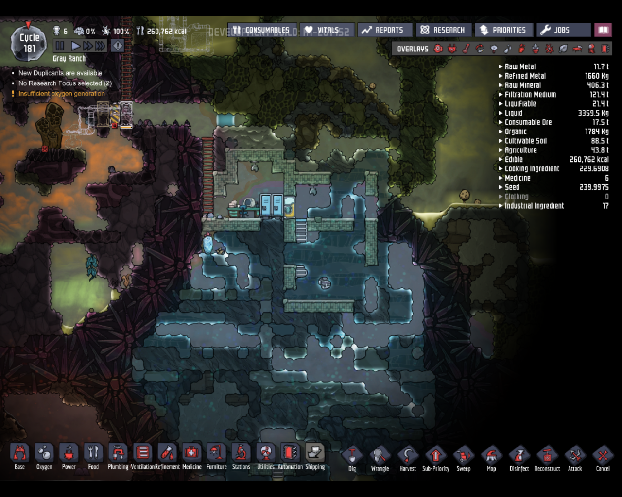 Oxygen Production w/ the Worst AETN [Oxygen Not Included] General