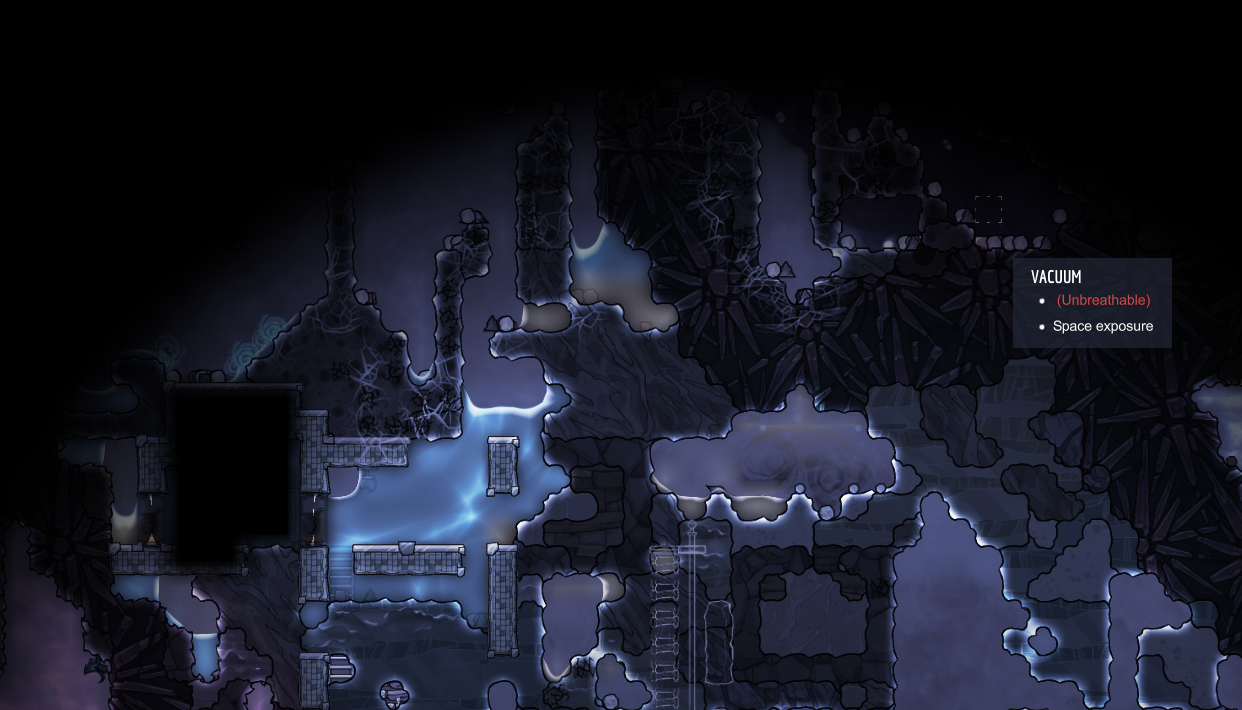 Meteor shower start at cycle 1 Oxygen Not Included Klei