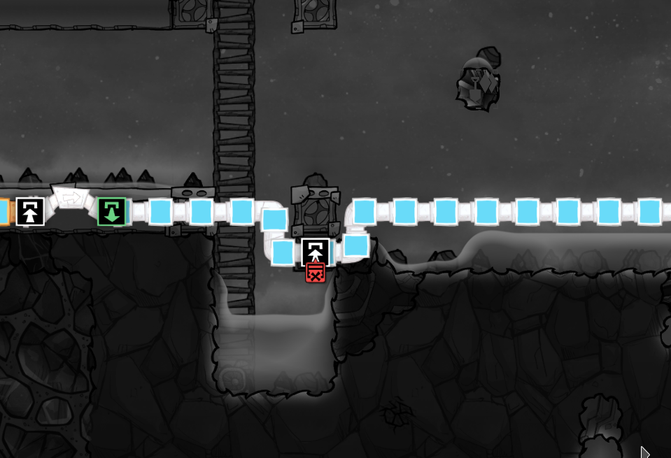 Gas vent, partially in water, can create overpressure Oxygen Not