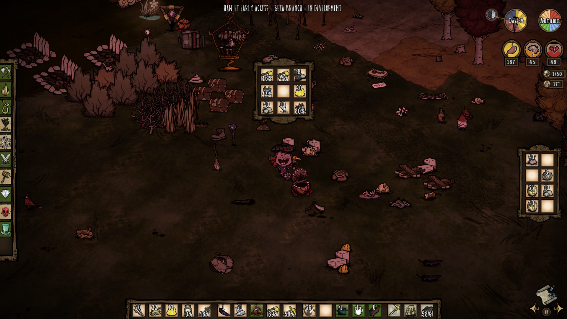 Double chester Don't Starve Hamlet Early Access [archive] Klei