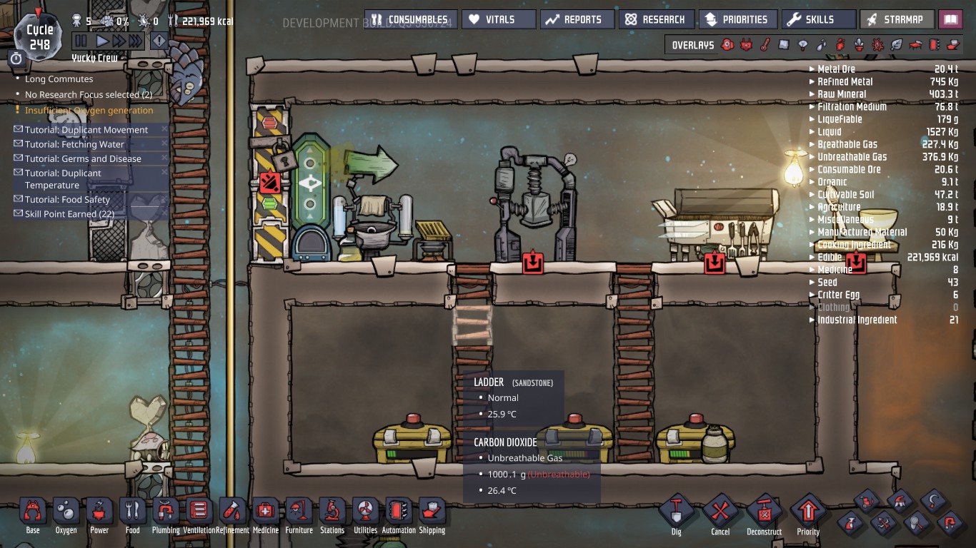 Automated kitchen+Great Hall with infinite food storage [Oxygen Not