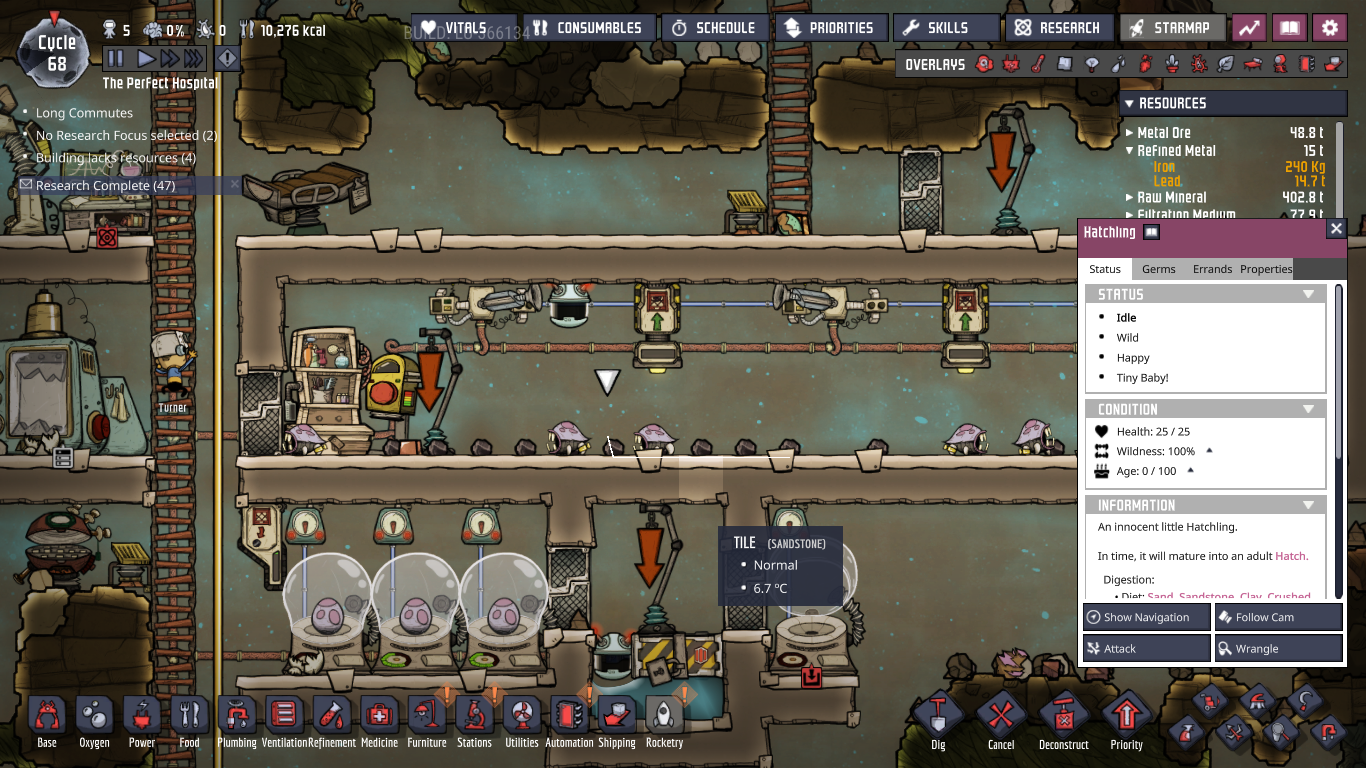 The Ghost Hatchling - [Oxygen Not Included] - General Discussion - Klei ...