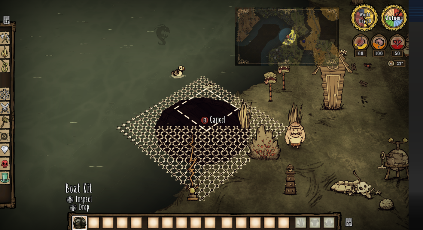 Boat launching not possible - Don't Starve Together - Klei