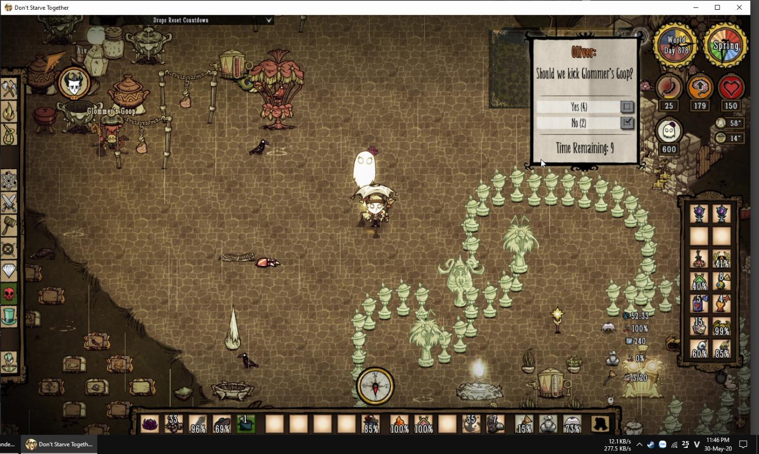 People can vote to kick and regenerate world in the first day. Don't