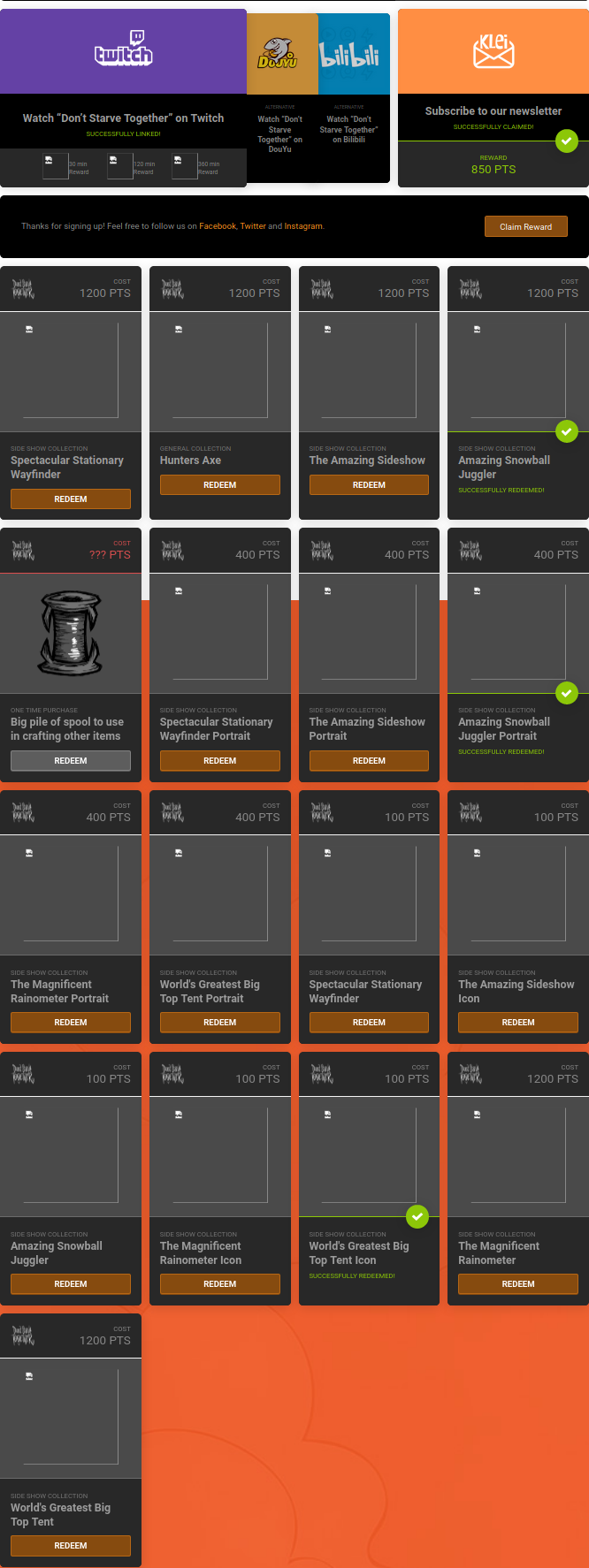 Klei Account Visual Problem - Other Klei Services - Klei Entertainment ...