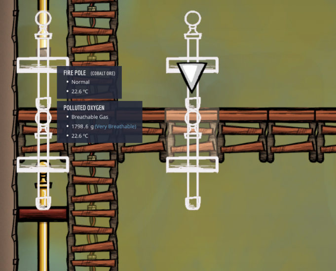Can't Deconstruct Ladder if fire pole is planned to be built around it