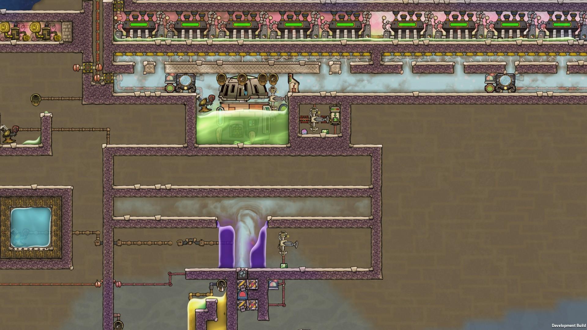 Gas Vent Overpressure bug. Oxygen Not Included Spaced Out! Klei