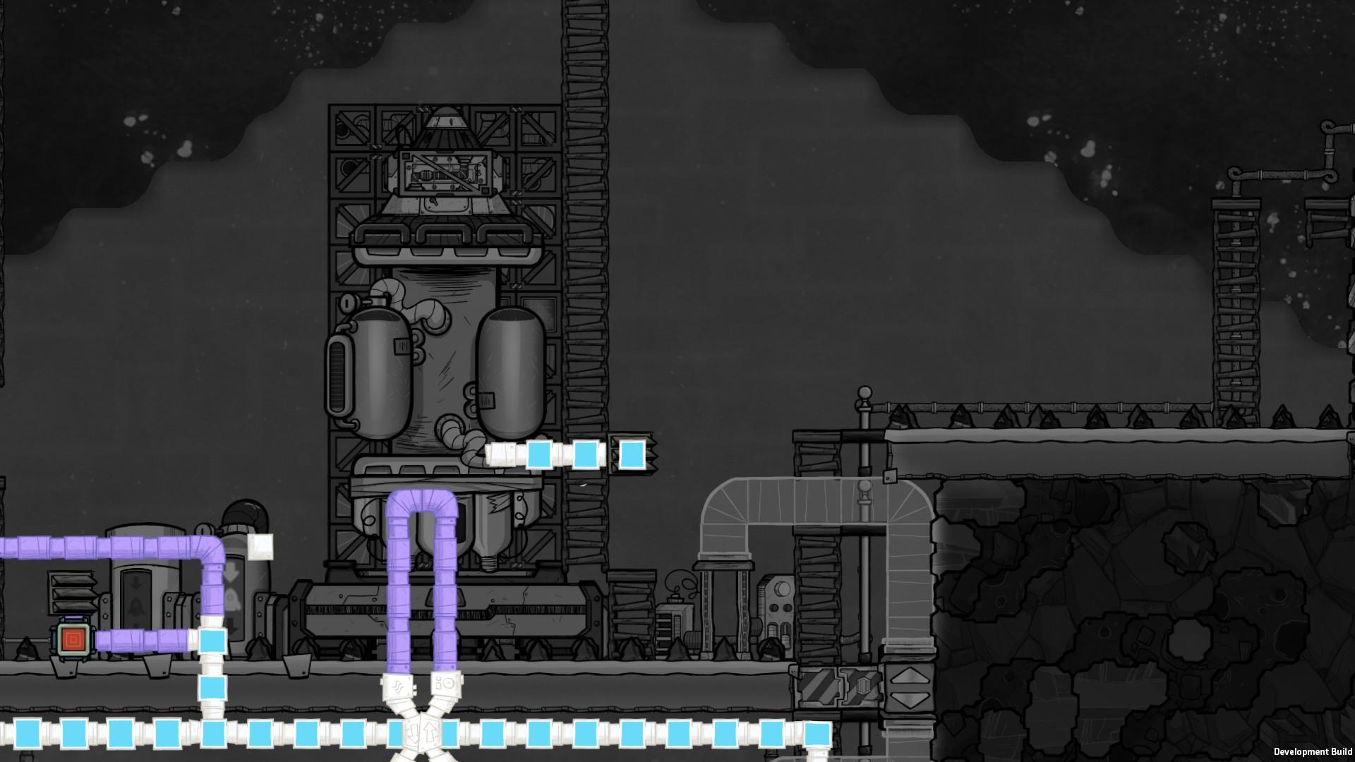 Hidden output vent on large gas cargo canister Oxygen Not Included