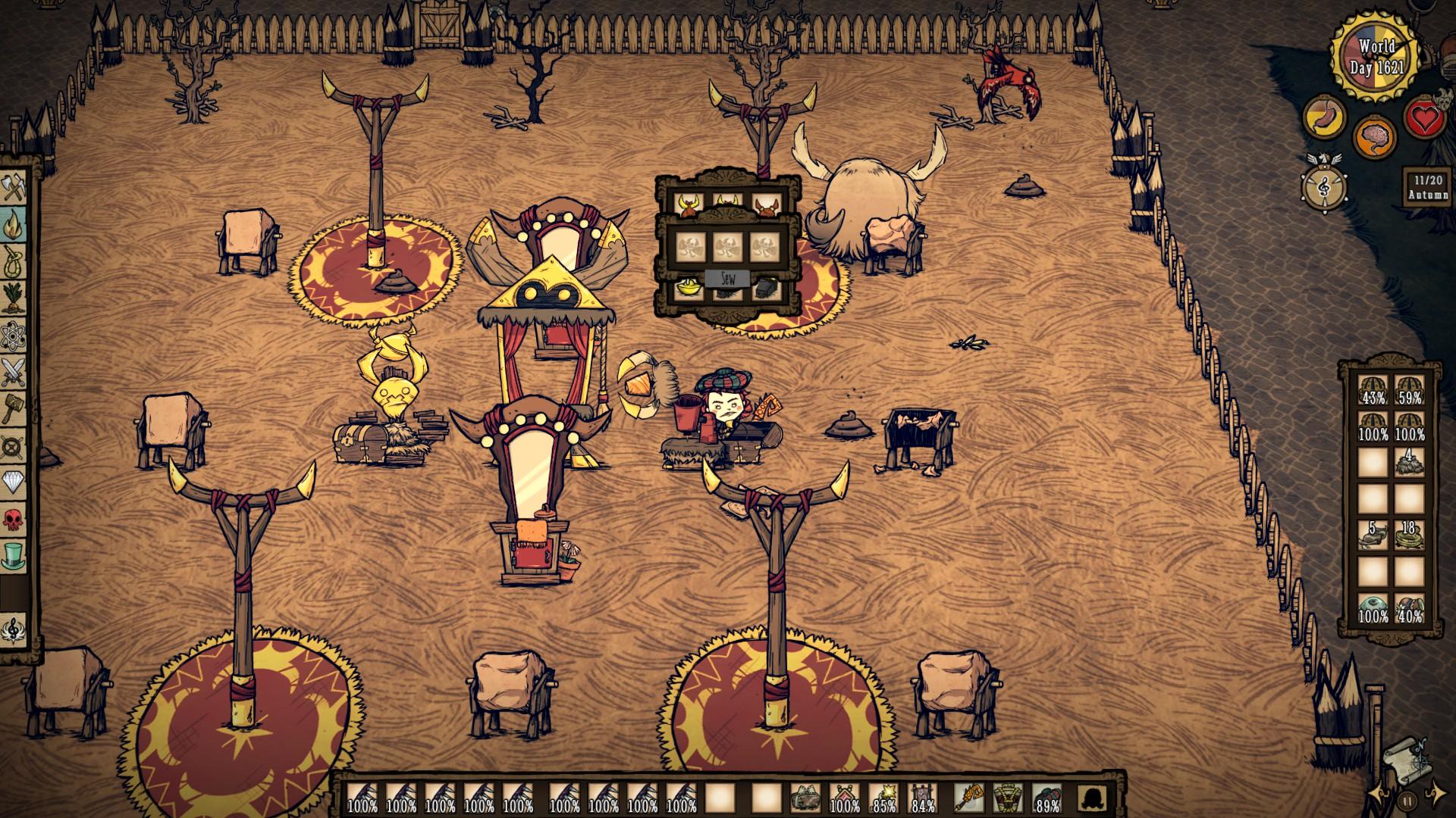 sewing machine's UI [Don't Starve Together] Suggestions and Feedback