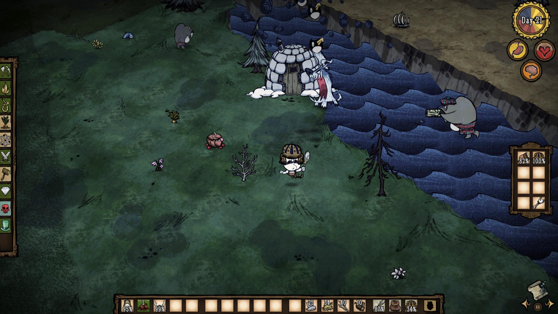 Mactusk spawning in the sea - Don't Starve Together - Klei