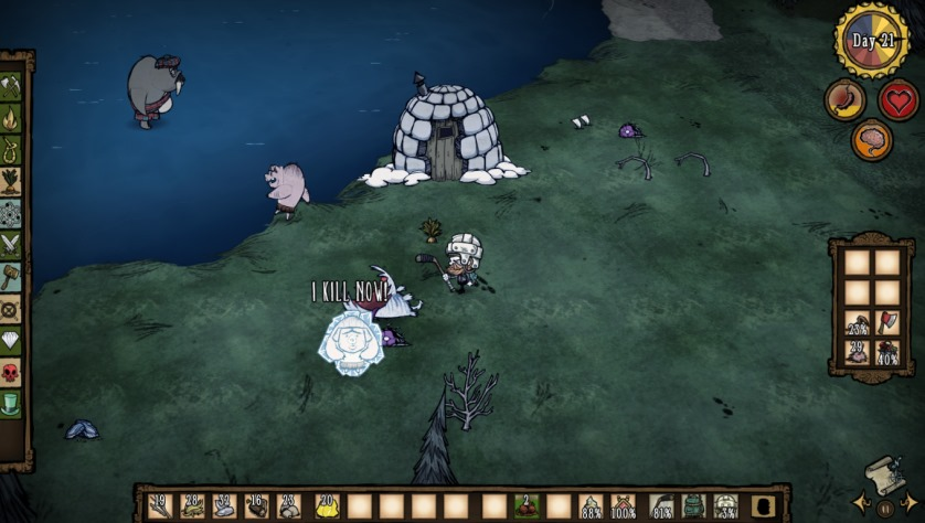 Mactusk spawning in the sea - Don't Starve Together - Klei