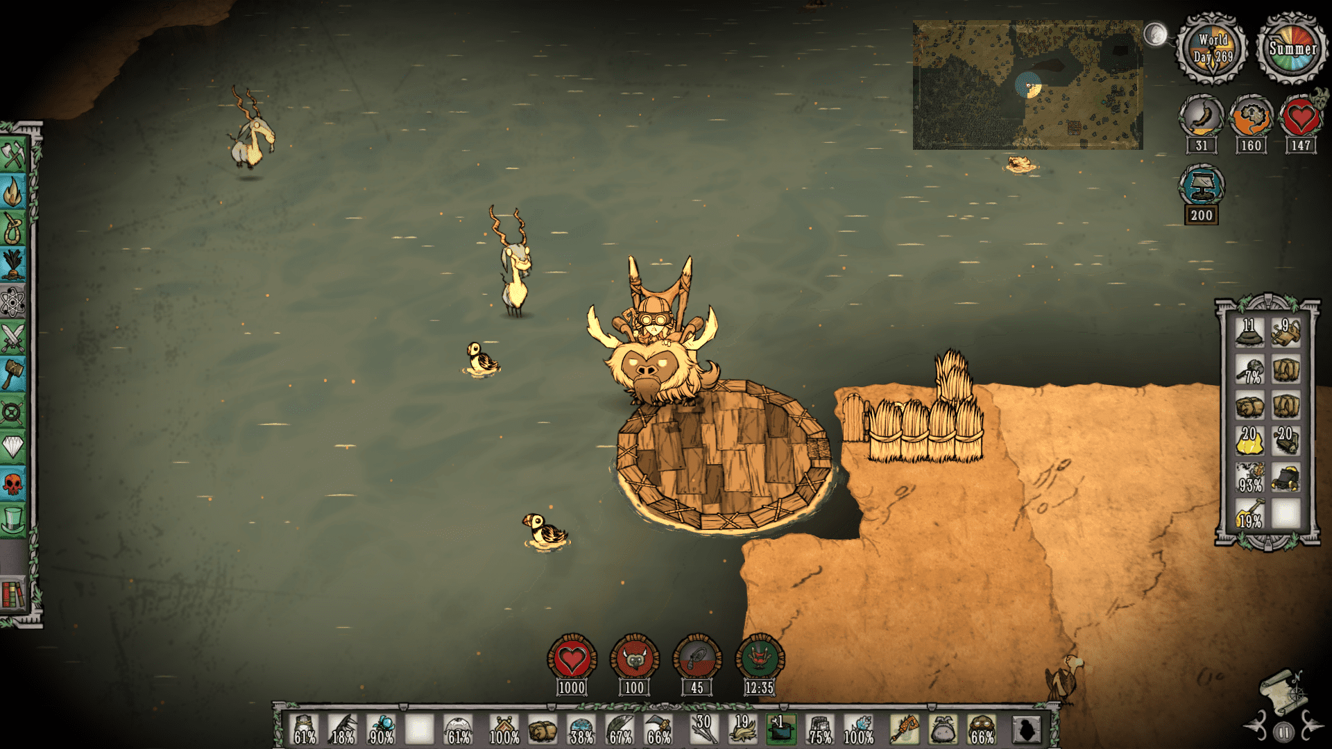 Volt goat spawner moved to the ocean Don't Starve Together Klei