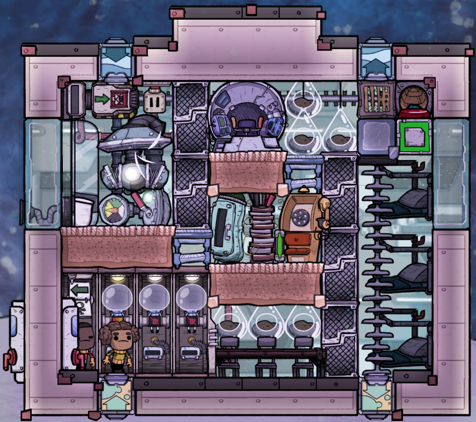 セール 登場から人気沸騰 Two doors - [Oxygen Not Included: Spaced Out!] - General テント・タープ