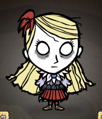 Lunar Wendy Body not hiding skirt symbol properly? - Don't Starve