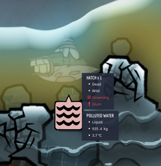 Hatch both "Dead" and "Drowning," stuck in wrangled animation