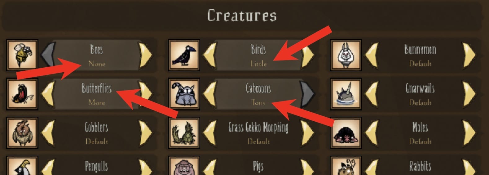 Improve contrast or quality of difficulttoread text in world