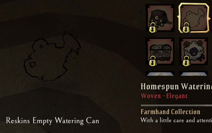 Pantomimed or Homespun Watering Can? Don't Starve Together Klei Entertainment Forums