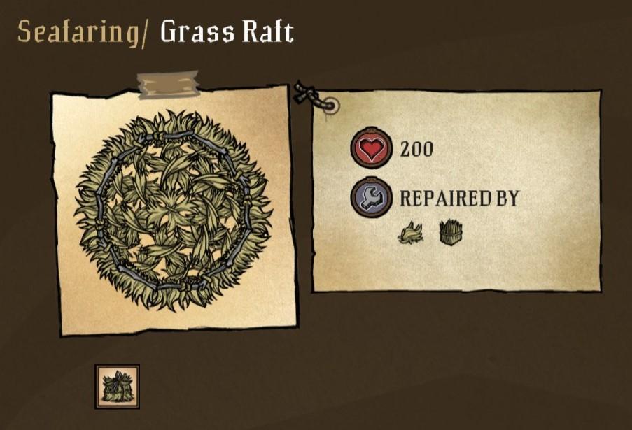 Scrapbook error: Grass Raft cannot be repaired by Hay Wall - Don't ...