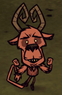 Wortox's unique idle, where he does a little dance