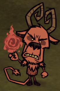 A new idle animation for Wortox's Naughty Inclination, where he angrily stares at a soul(?)