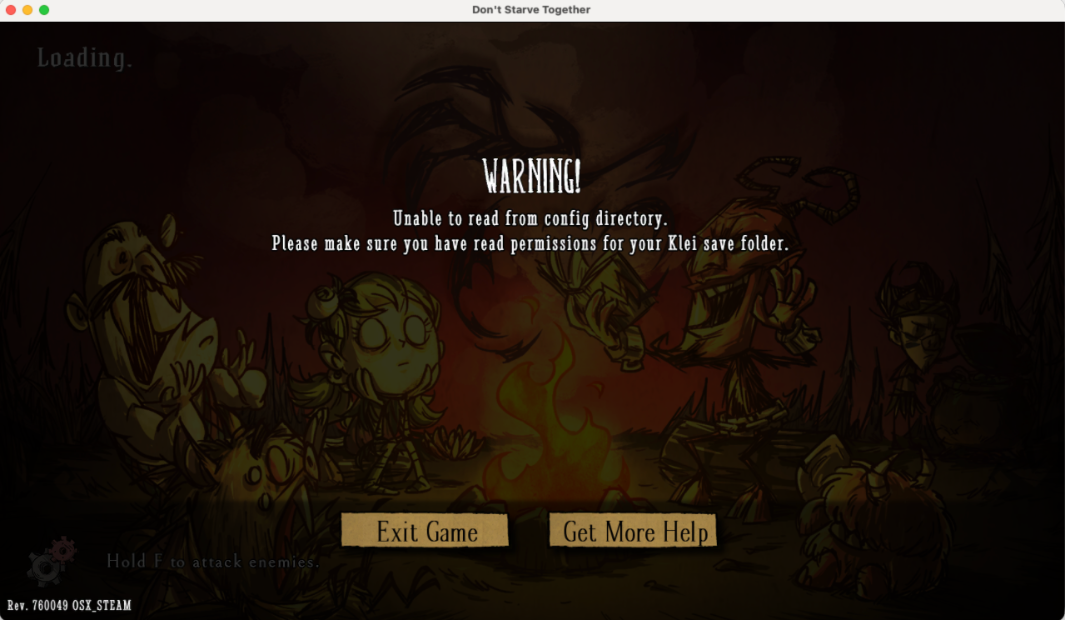 Cannot open DST Game - [Don't Starve Together] General Discussion ...