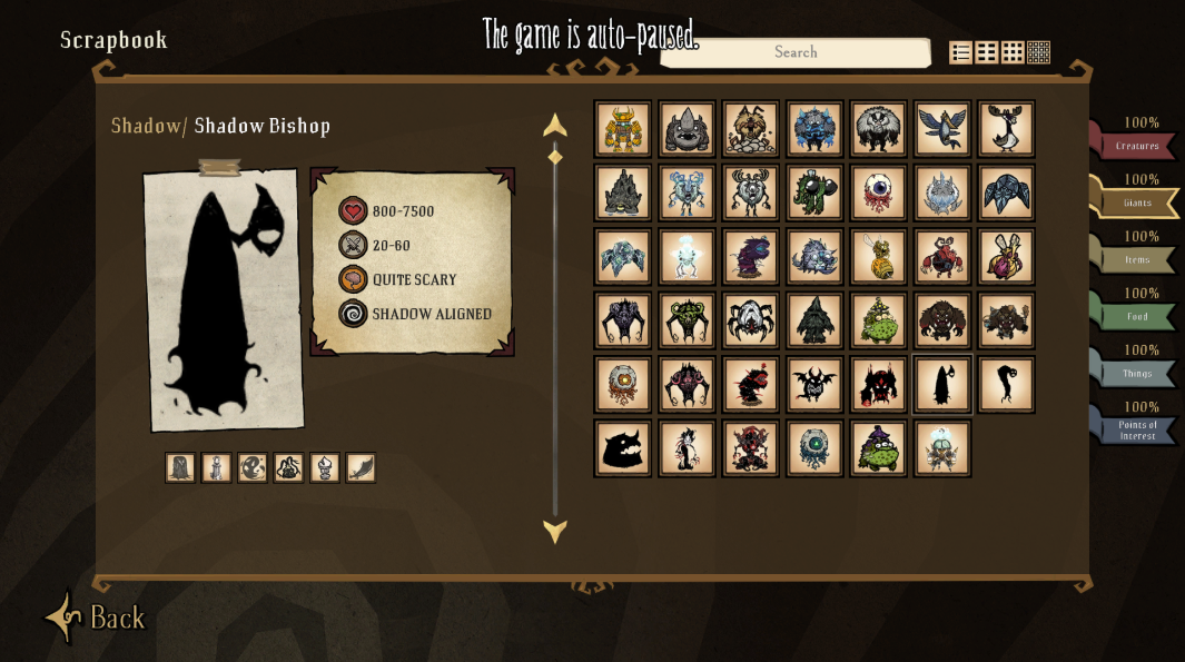 [SCRAPBOOK] Shouldn't the entries of Celestial Champion and Shadow ...